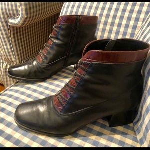 LONDON FOG 8 1/2 black / brown Brazilian leather